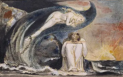 Plate 4 of Visions of the Daughters of Albion William Blake